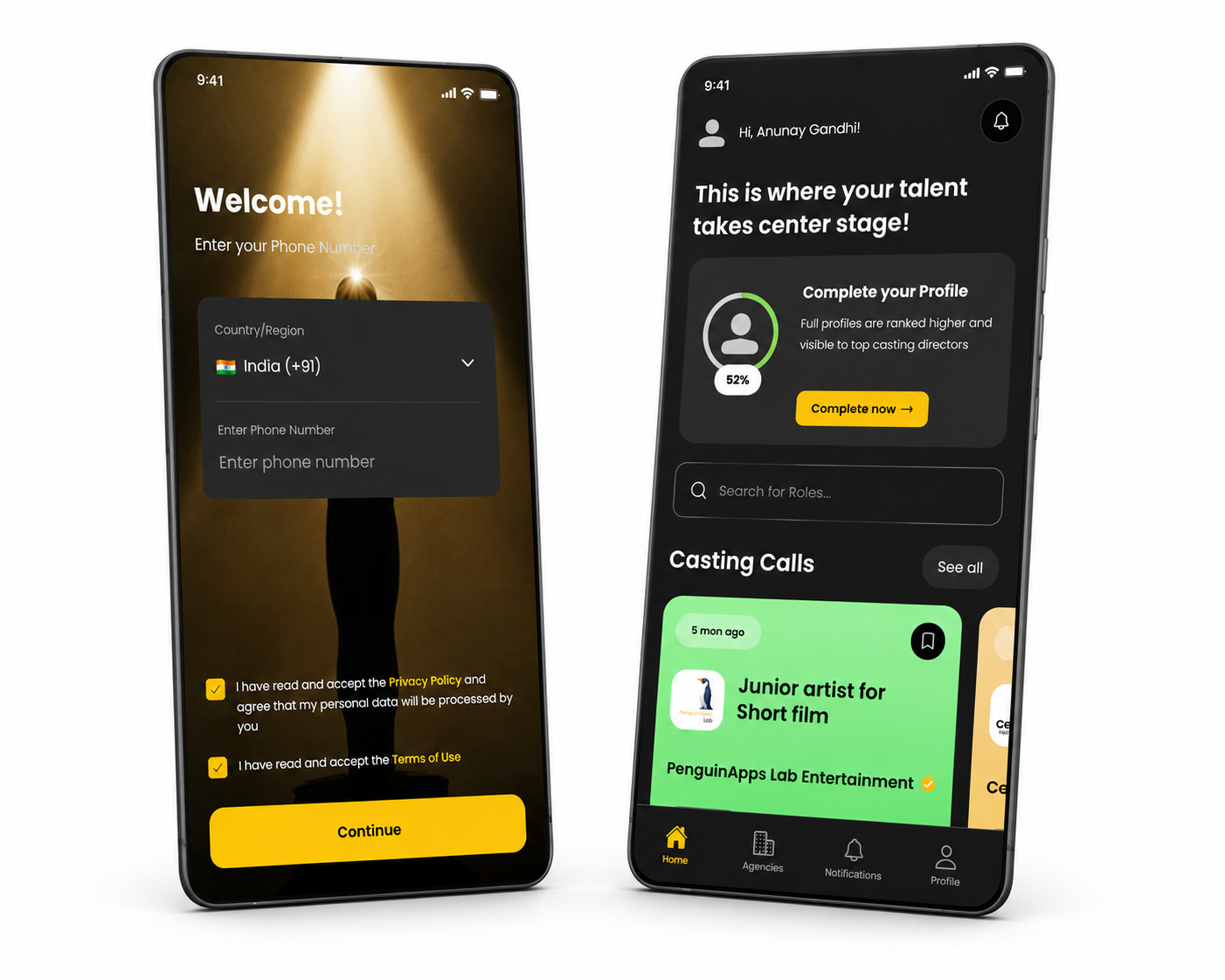 Castrova App Mockup
